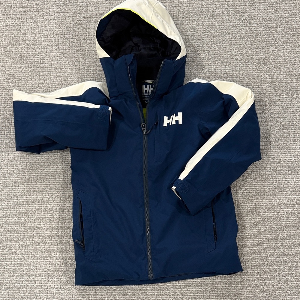 Helly Hansen Kids Ski/Snowboard Jacket - Navy and White